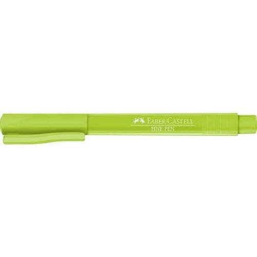 Caneta fine pen 0.4 verd abac Faber castell