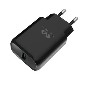 Carregador USB preto VQ-T05 miccell Leonora