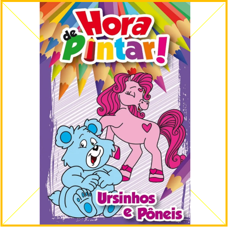Hora de píntar ursinhos e poneis 16pag Rideel