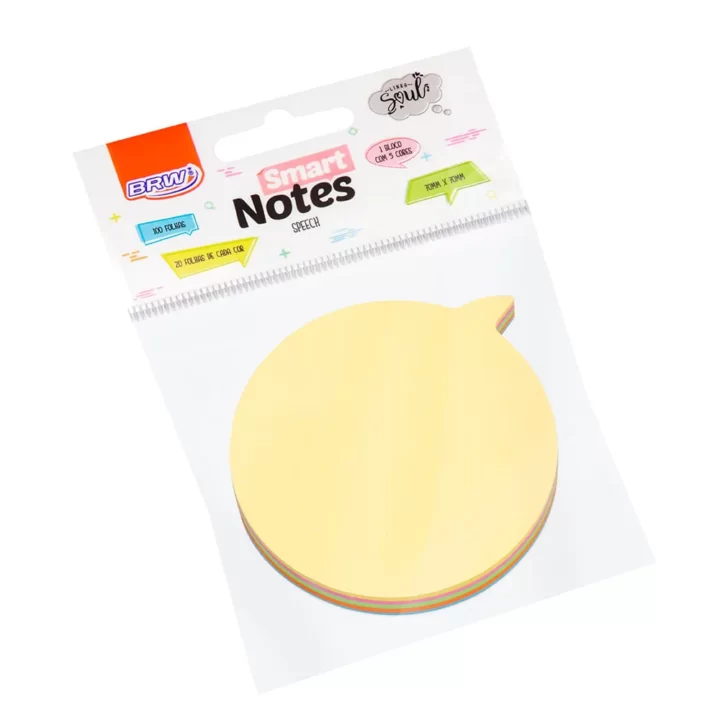 Notas ades.memo am.balao 70x70 100f.BRW