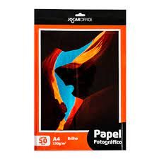 Papel foto A4 brilho 230gm2 50f.Leonora