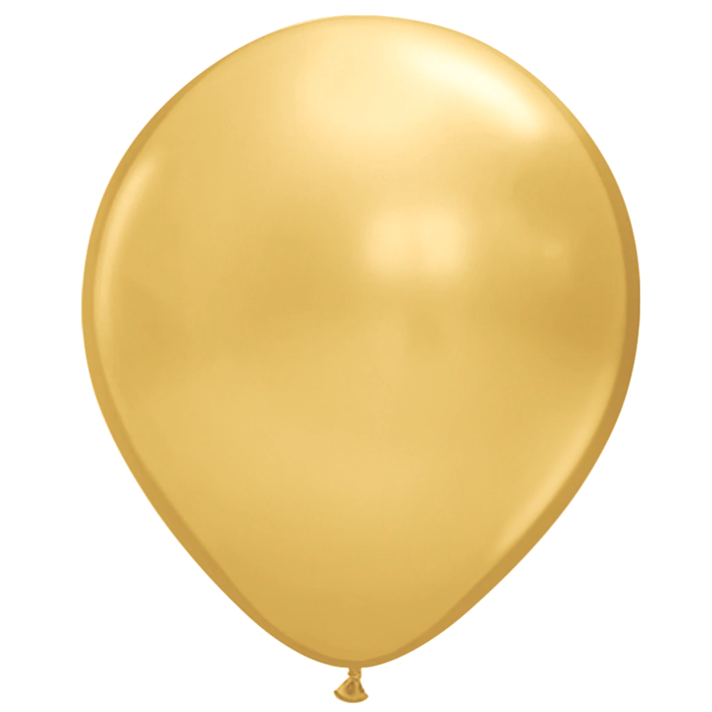 Balao cromado #5 25und ouro Festball