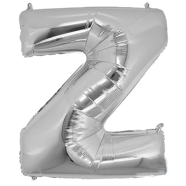 Balao metalizado prata 40cm #Z VMP