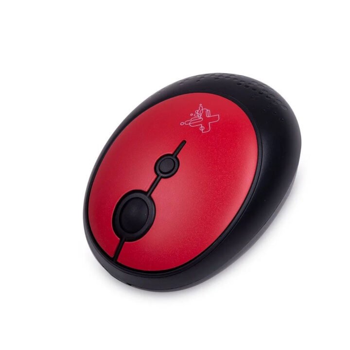 Mouse optico sem fio 1600DPI red hex Maxprint
