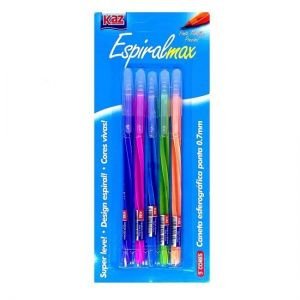 Caneta esferografica espiral 5und KZ98158 KAZ