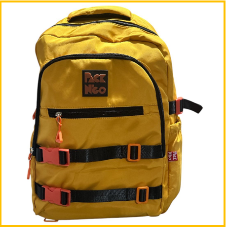 Mochila urban laptop amarela 6023AM Goal