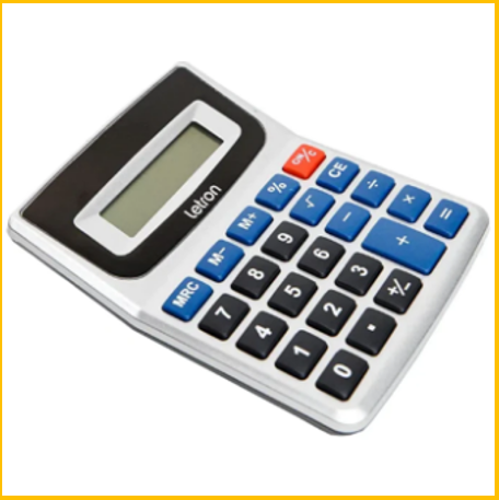 Calculadora eletr.mesa Letron prata 12dig.Leonora