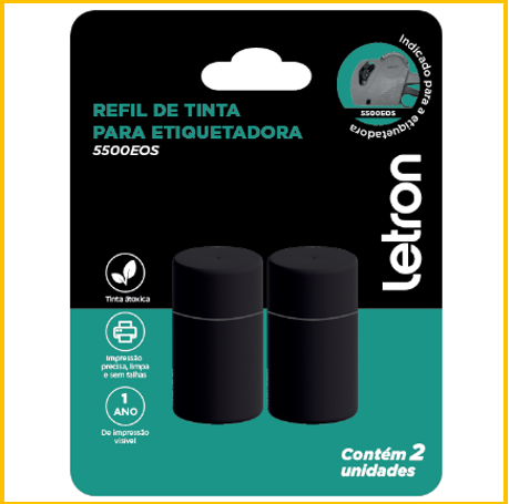 Refil de tinta para etiquetadora 2und letron Leonora