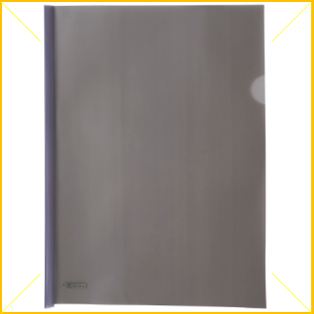 Pasta com canaleta A4 fume Polibras