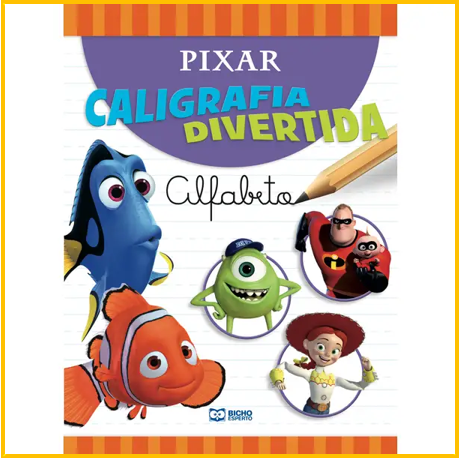 Caligrafia divertida Disney Alfabeto 16pag Rideel