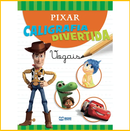 Caligrafia divertida Disney Vogais 16pag Rideel