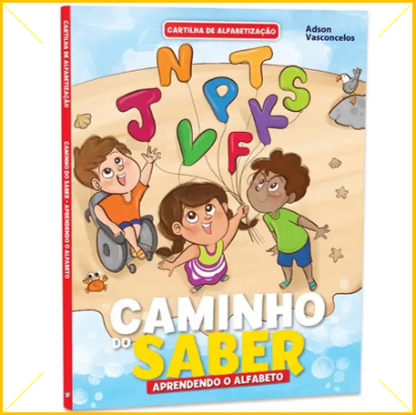 Cartilha caminho do saber apren.alfab 64pag. Rideel