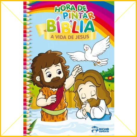 Hora de píntar a vida de jesus 16pag Rideel