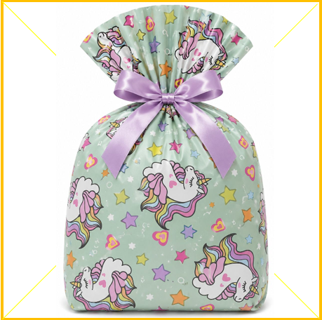 Saco de presente 20x30cm unicornio 2 VMP