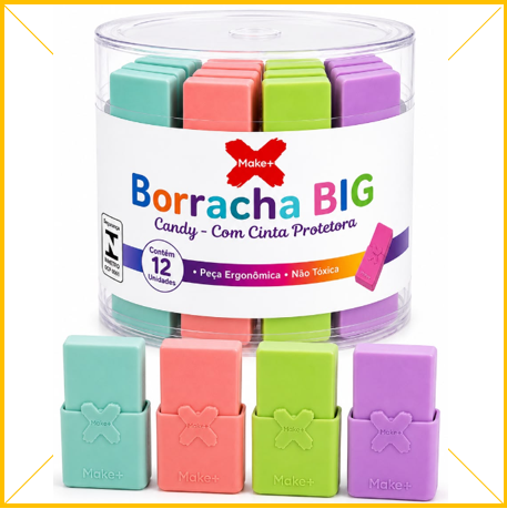Borracha capa plastica big candy Make+